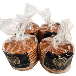 Dutch Waffle Company Stroopwafels - Delicious Crispy Waffles with Sweet Caramel Filling - Snack