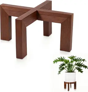 Plant Stand Indoor, Large Wooden Plant Stands, Plant Risers for Inside Pots, Flower Stand Holder, Fit Most Size Flower Pots In Room