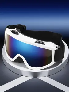 Large Frame Sponge Ski Goggles, Winter Sports Outdoor Single & Dual Board Snowboard Glasses, Unisex Eyewear for Men Women