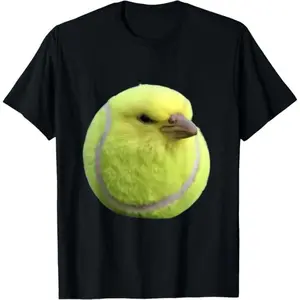 Silly tennis bird meme brainrot gen z T-Shirt - Briannawo Shop