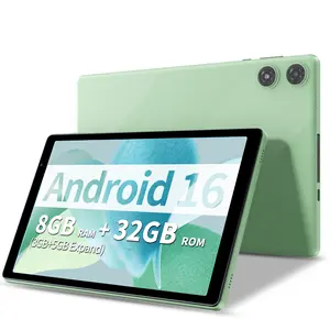 [Summerwins]PRITOM Android 16 Tablet -8GB(3GB+5GB)RAM 32GB+1TB ROM WiFi6 2.4G/5G Dual Band, 6000mAh Large Capacity Battery, 5 Color Choices for Daily Use
