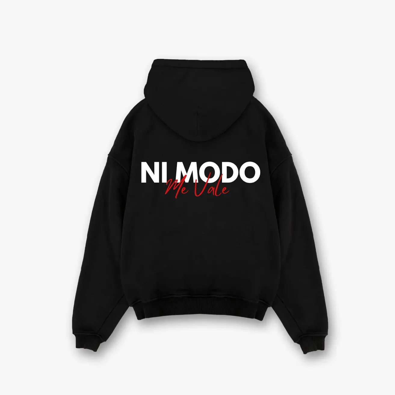 Me Vale -  Black Hoodie