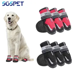 Breathable Mesh Dog Boots – Summer Anti-Slip Shoes for Small to Large Dogs, Protect Paws from Heat & Pavement