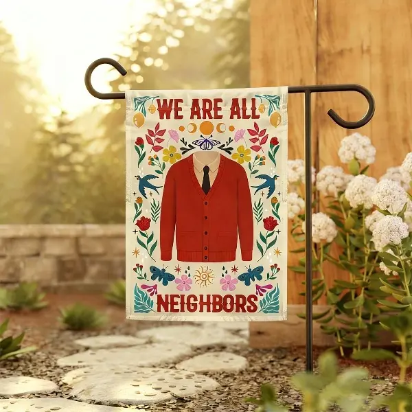We Are All Neighborhood Garden Flags, Inclusive and Diverse Community Courtyard Banners, Community Welcome Signs, Spring and Summer Outdoor Home Decoration Gifts, Home Decorations, Courtyard Decorations, Community Flag Gifts, Inclusive Welcome Signs.