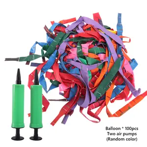 100 Colorful Balloons Shaped Like Rockets, Accompanied by Two Pumps, Perfect for Decorating Enormous Rocket Balloons for Parties, Suitable for Easter, Christmas, Halloween, And Birthday Celebrations outdoor tiktokshopspringglowup dog toys
