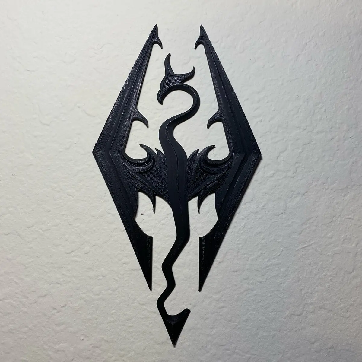Skyrim logo wall hanger / decoration 3D print