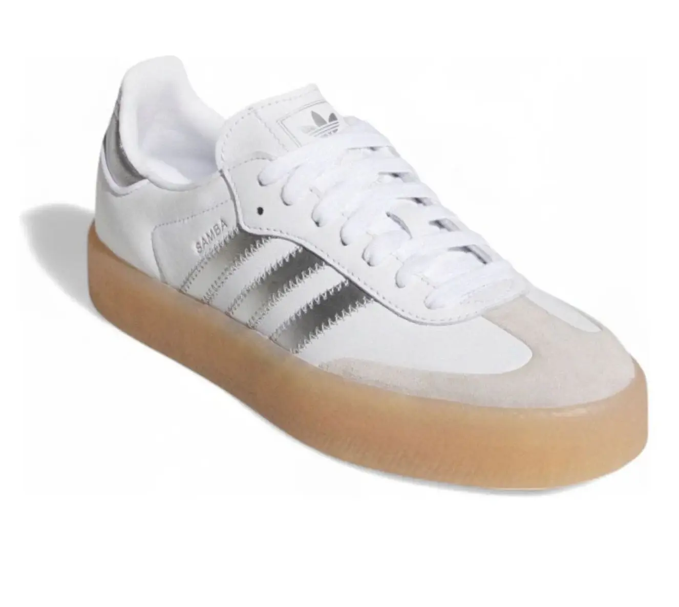 adidas Sambae Cloud White Silver Metallic (Women's) adidas Sambae Cloud White Silver Metallic (Women's)