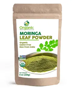 Organic Moringa Powder - 8 oz (226g) | USDA Organics, Non-GMO, Kosher, Halal, Moringa Olifera Powder - 100% Raw and Natural, by SHOPOSR