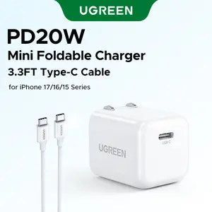 UGREEN 20W Combined Listing, with 20W Charger and Cable, Fast Charging for iPhone 17 and Android omg Foldable，TikTokShopBlackFriday ,TikTokShopCyberMonday，TikTokShopHolidayHaul