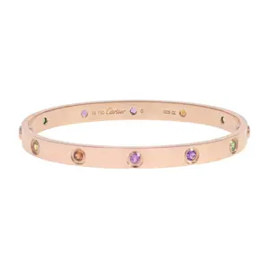 Pre-owned Cartier Love Bracelet Size 18