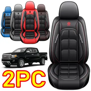 PU Leather Pickup Car Seat - Comfortable Durable Vehicle Accessory for Easy Transportation 2PC Set for Practicality and Convenience