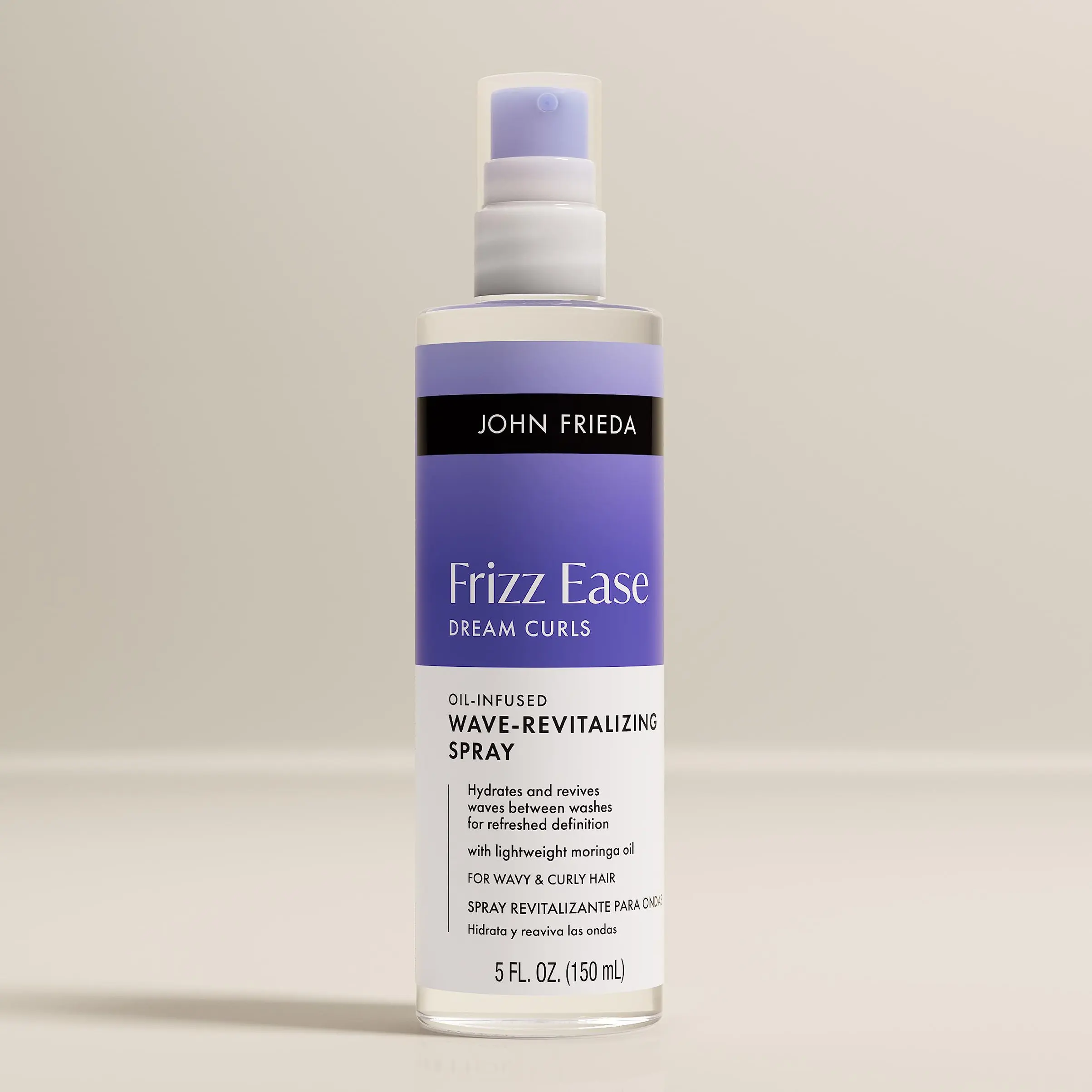 John Frieda Haircare Frizz Ease Dream Curls Wave-Revitalizing Spray, Revive Curls Between Hair Washes, Oil-Infused Formula