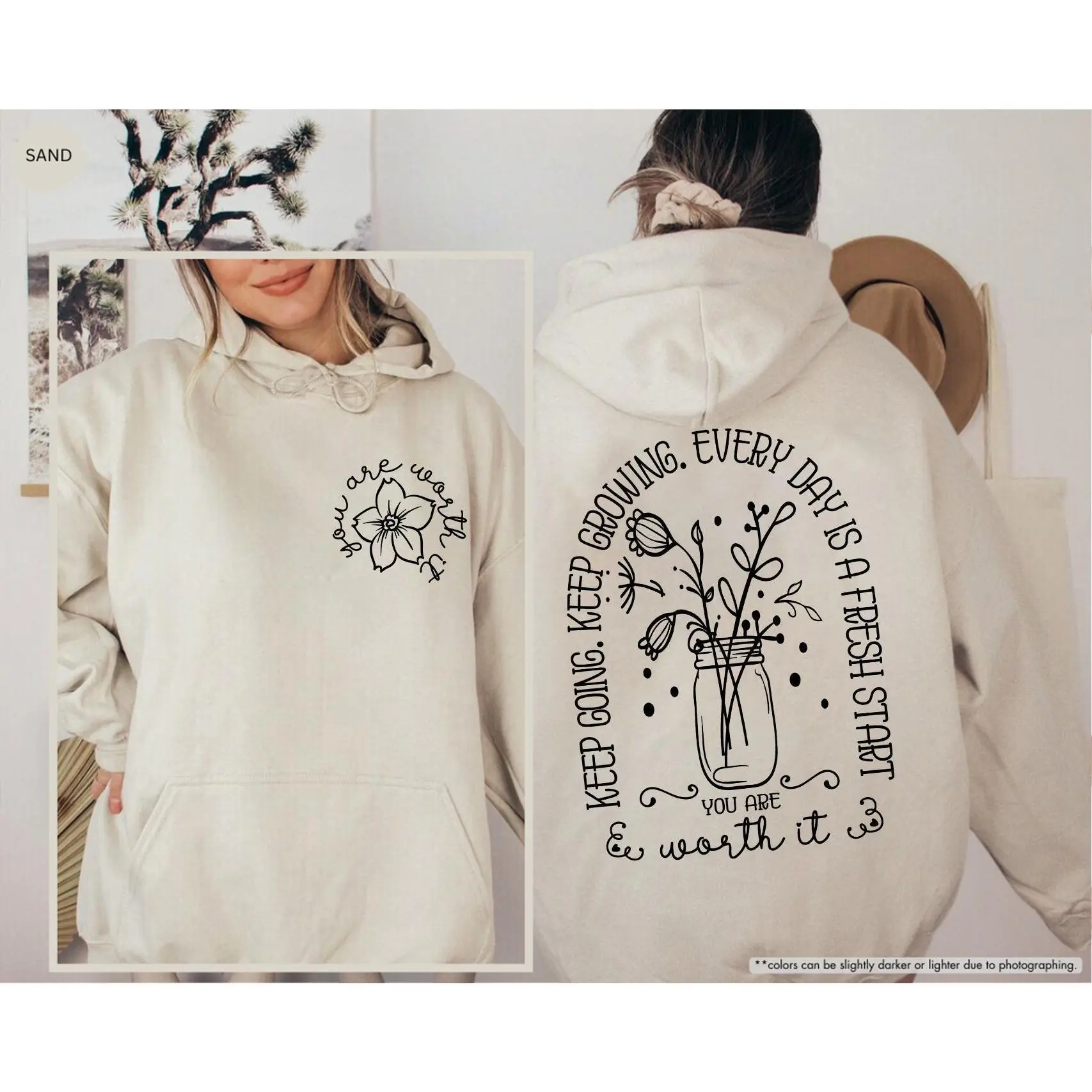 Mental Health Sweatshirt, Keep Going, Positive Saying, Kindness Shirt, Affirmation, Inspirational Gift, Self Love hoodie Crewneck Unisex