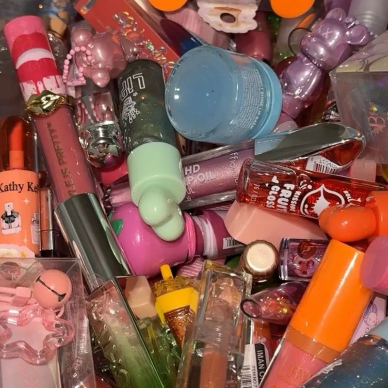 ligloss fruity glass 10pcs Buyer Pick Lip Gloss Lip Balm Makeup - Includes Various Colors and Designs for Cosmetic Use lipgloss poppin glossy shine instant moisture lips Hydrating Jelly Long-Lasting Shimmer Large Capacity oil