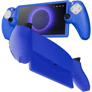 Protective  Cover Case for  Portal - Protector  Cover for PS Portal Shell with Anti-Slip, Shock-Absorption, Anti-Fingerprint, Scratch-Resistant, Blue