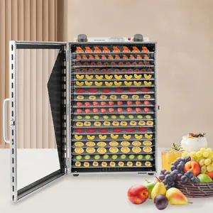 18 Trays Food Dehydrator Machine Commercial Dehydrator Dryer Machine,600W Jerky Maker Dehydrators with Adjustable Timer & Temperature Control,Stainless Steel Food Dryer for Jerky Vegetable Fruit Meat
