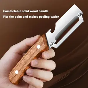 Multi-Functional Vegetable Peeler – 3-in-1 Kitchen Peeler for Fruits & Vegetables, Ergonomic Handle & Stainless Steel Blade