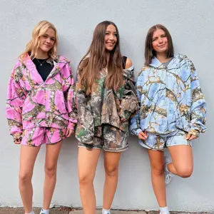 Honey x Gossip Boutique Fleexe Camo Zip Up