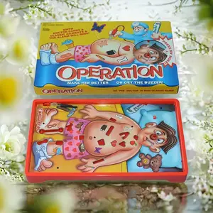 Operation: Simulated Rescue Game, Classic Medical-Theme Board Game, Realistic Anatomy & Chemistry, Durable PVC Surgery Simulator, Family Board Games, Family Fun Game