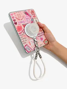 Magnetic Kindle Ring Holder,Detachable Handmade Beaded Wristlet Charm with Anti-Theft,Fashion Cute Wrist Strap For Women girls Shopping Traveling Party Walking,for kind and phone