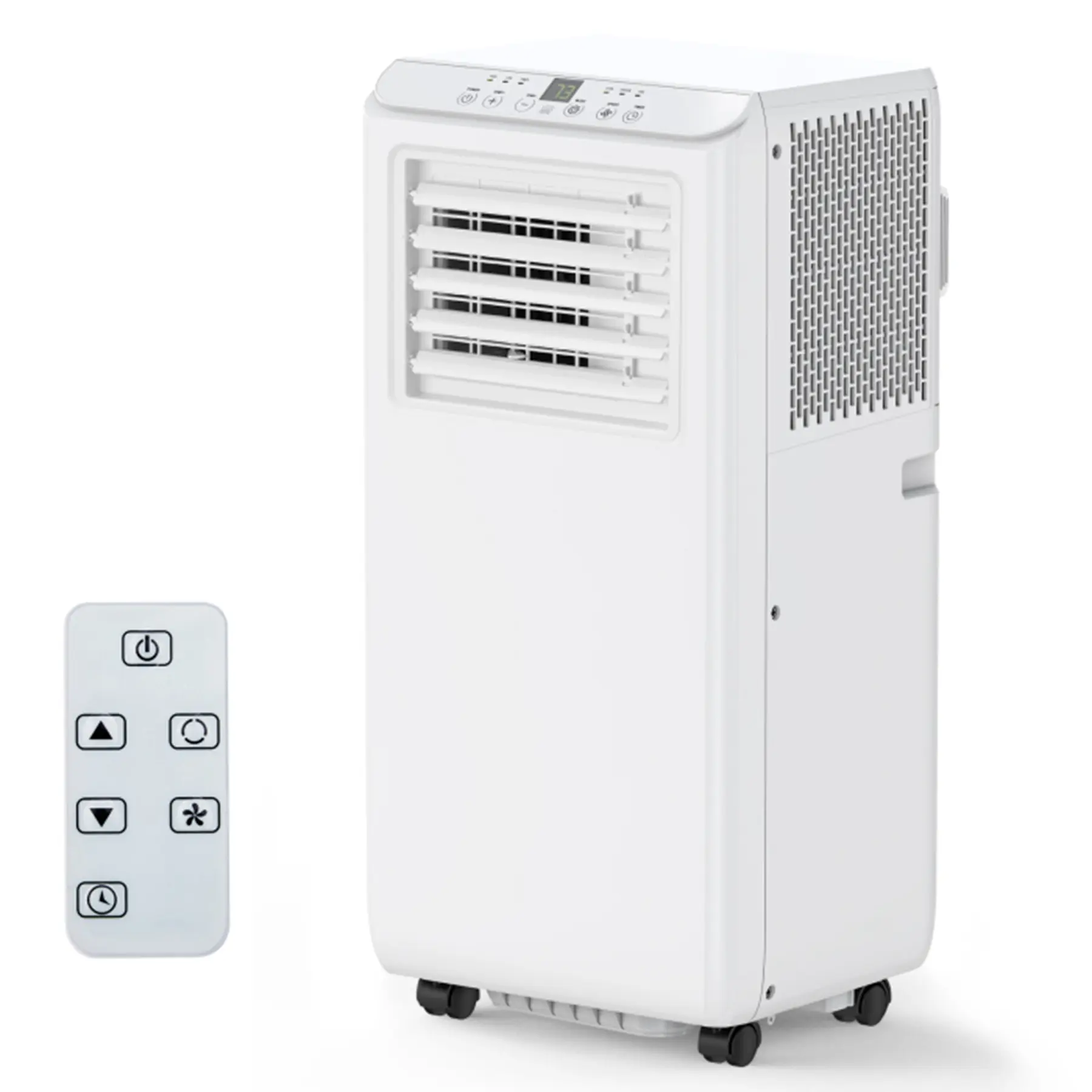 8000BTU ASHRAE 3-In-1 Portable Air Conditioner with Humidifier Function, 24-hours Use, 61°F-88°F Range, Built-in Sleep Modes, Cools Up to 350 Sq.Ft Residential Rooms for Home Use, Manual
