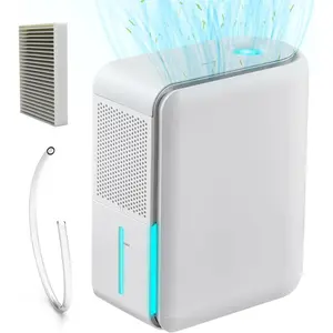 3-in-1  Humidifier & Dehumidifier combo with Air Filtration - 1000ml Tank, Auto Humidity Control, <=45dB Quiet, 7-Color LED for Bedroom/RV/Office (350 sq.ft) aroma diffuser