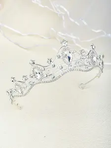 Angel Design Rhinestone Bridal Headpiece for 18th Birthday and Wedding Ceremony, Sparkling Hair Accessory, Perfect for Special Occasions