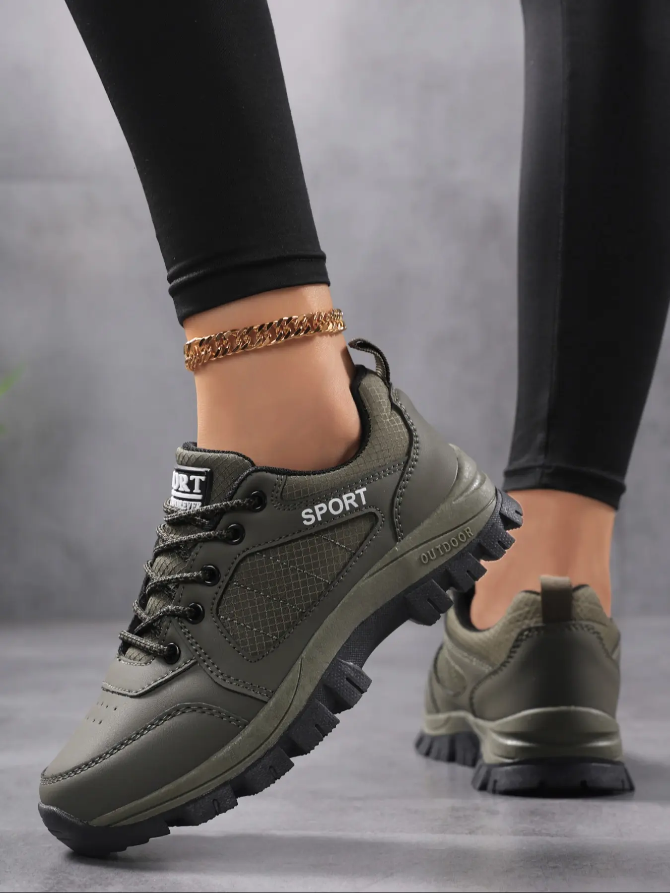 Women's Low Top Breathable Hiking Shoes, Hiking Footwear, Trekking Camping Shoes, Lightweight Durable Comfortable Outdoor Sports Sneakers, Suitable for Daily Wear