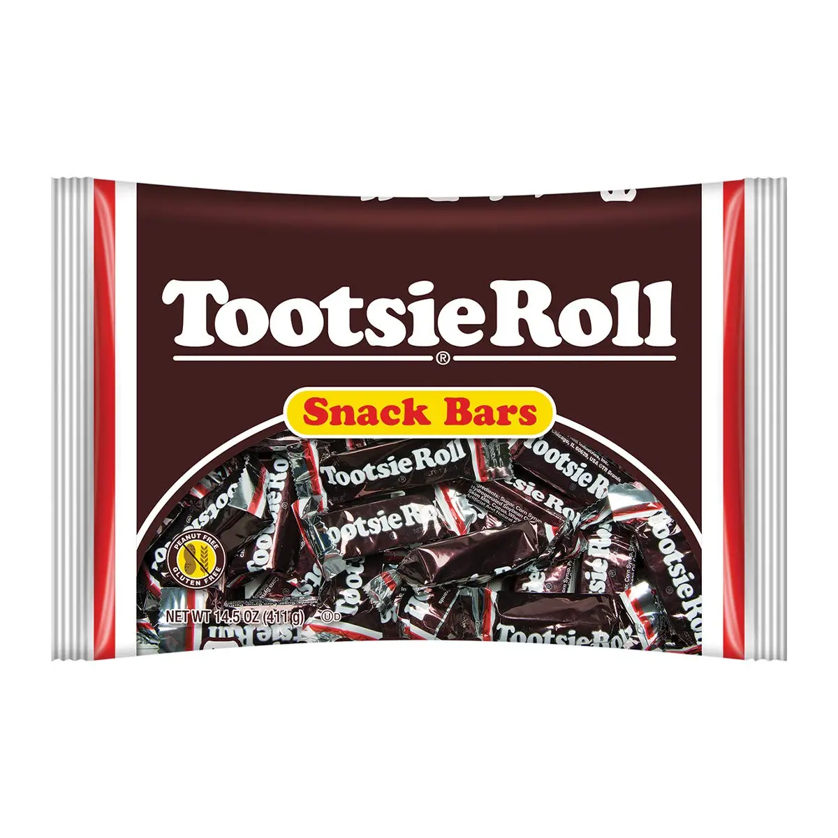 Roll Snack Bars, Individually Foil Wrapped Candy 14.5 Oz Bag