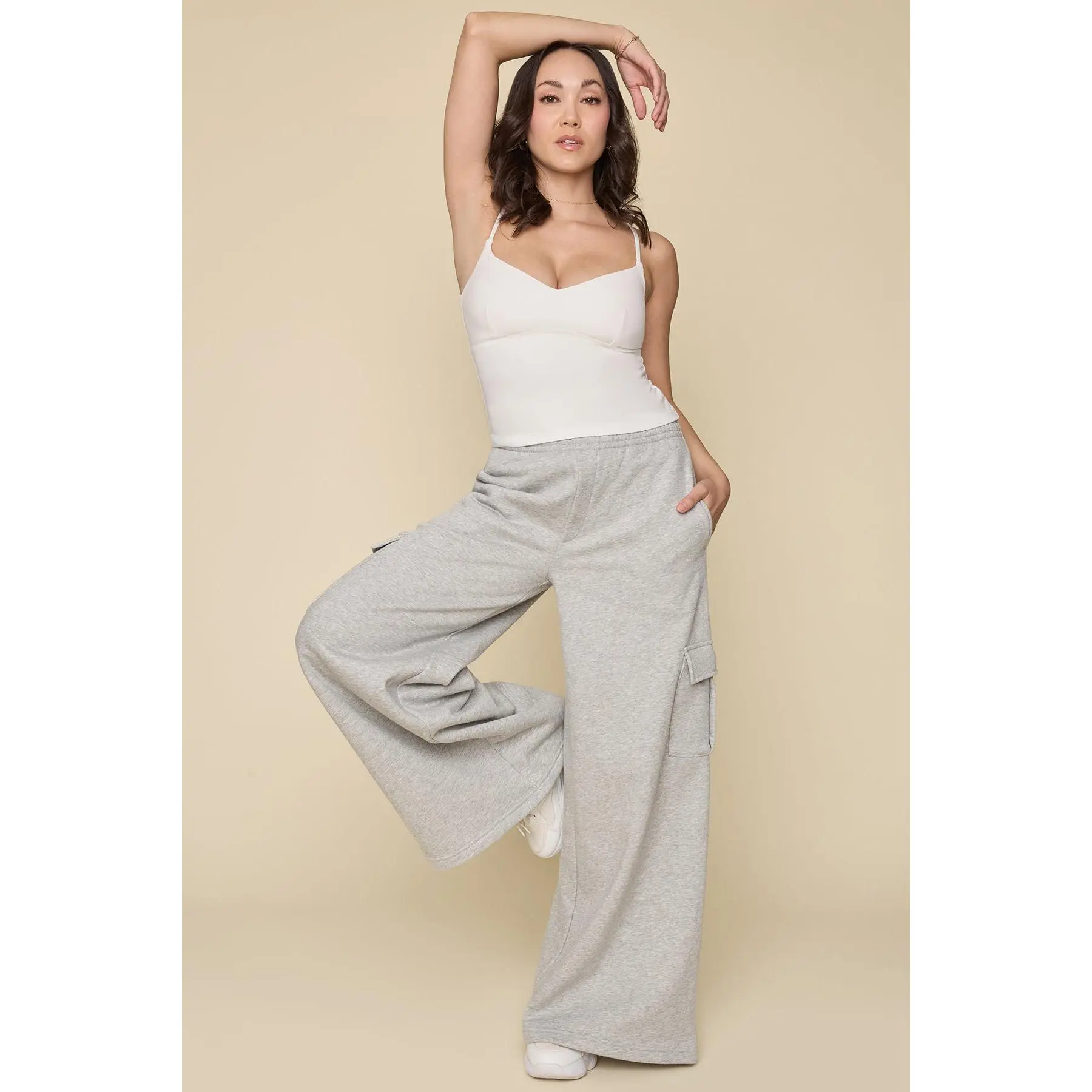 Cloud Cargo Sweatpant - Heather Grey