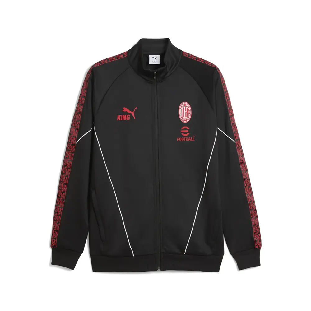 PUMA Mens Ac Milan King Anthem Jacket Athletic Outerwear Casual - Black