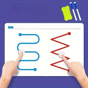 20 Piece Action Coordination Practice Set, Game, Cardboard Material, Durable, No Batteries Required, Three Difficulty Levels, Ideal for Skill Development