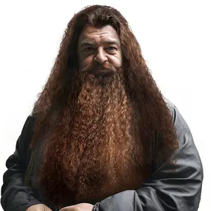 HOMELEX Wizard Beard And Wig - Halloween Funny Father Time Costume Accessory for Adults (Black-huzi)TikTokShopBlackFriday