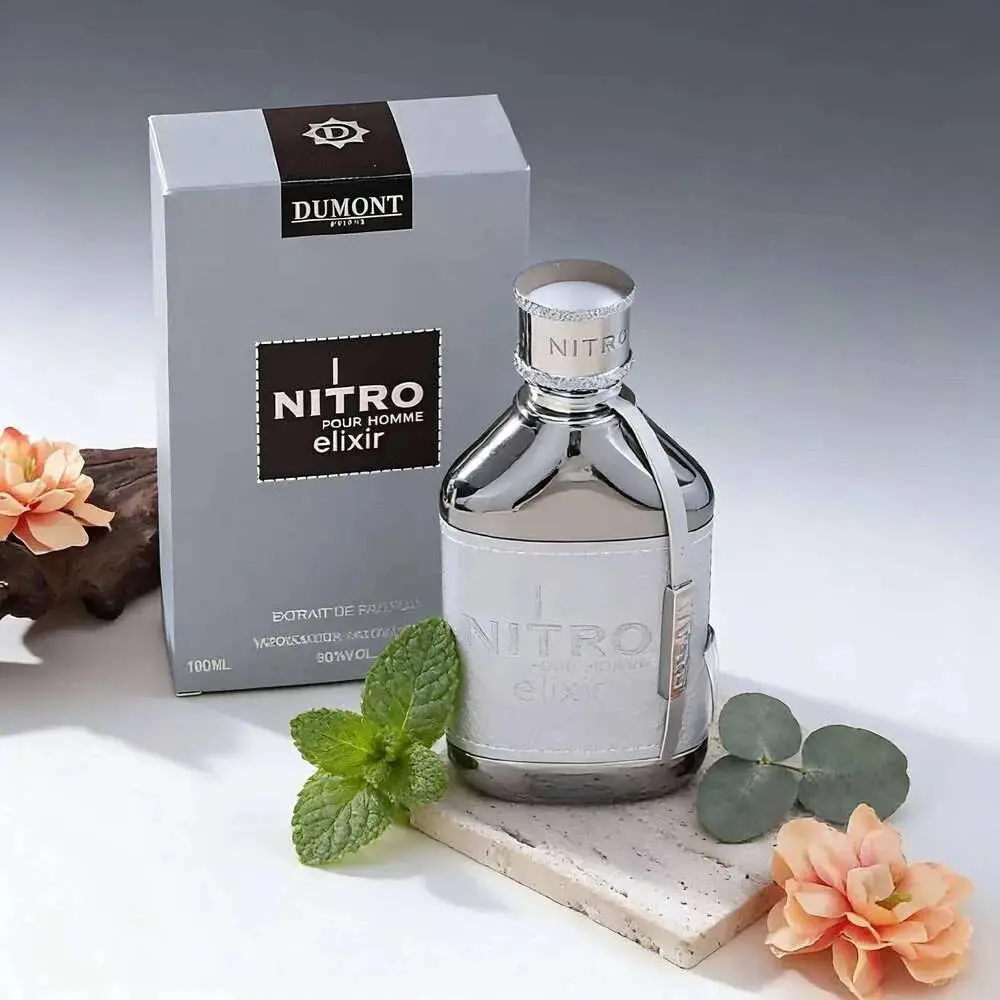 Dumont Nitro Elixir Pour Homme Eau de Parfum Spray - 3.4 oz (Unisex Fragrance for Beauty & Personal Care)