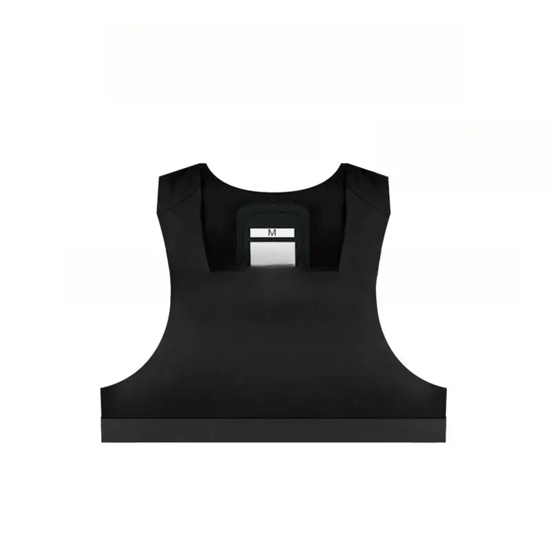 Men's Soccer Performance Vest - Quick-Drying Sleeveless Compression Tank Top with GPS Tracker Holder for Football, Futsal