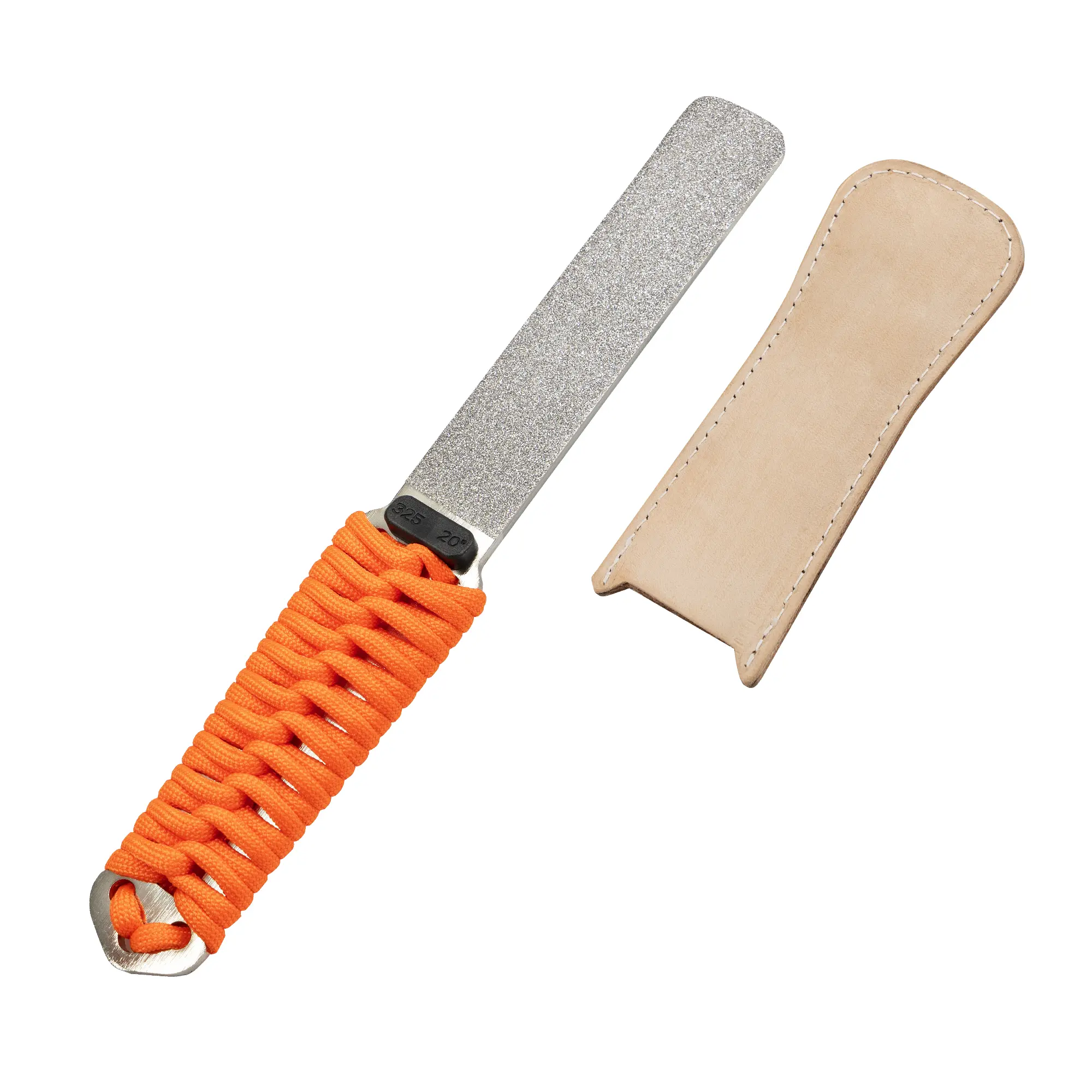 SHARPAL Dual-Grit Diamond Sharpening Stone File Garden Tool Knife Sharpener for Lawn Mower Blade, Axe, Hatchet, Hedge Shears, Chisels, Drills