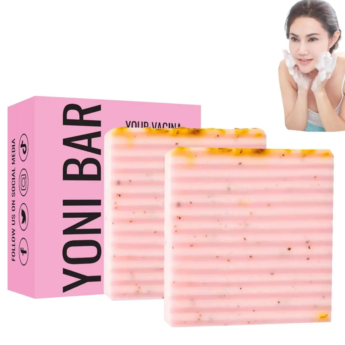 1/2/3Bars Premium Yoni Bar - Natural Feminine Care Soap Bar for pH Balance, Odor Control & Hydration, Cleansing Yoni Bar Comfort Gentle Scent Cleanser Scented Skincare Aroma Sensitive
