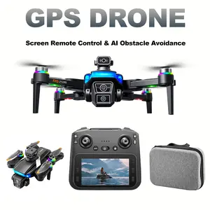 YCMDCGIE 4K GPS Drone with 4.5" Screen Remote - AI Obstacle Avoidance, 40 Min Flight (2 Batteries), 3300ft Range, Brushless Motor Professional Quadcopter