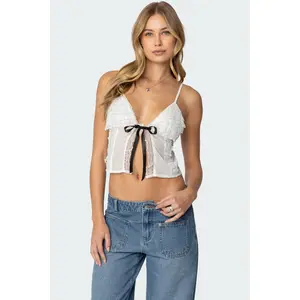 Ruffled Babydoll Top