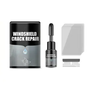 Windshield Repair Kit, 2026 Latest Car Windshield Crack Repair Kit, Quick-Repair Nano Glass Repair Liquid,Fix Bullseye & Star Cracks. All Crack Types Windshield Repair Kit