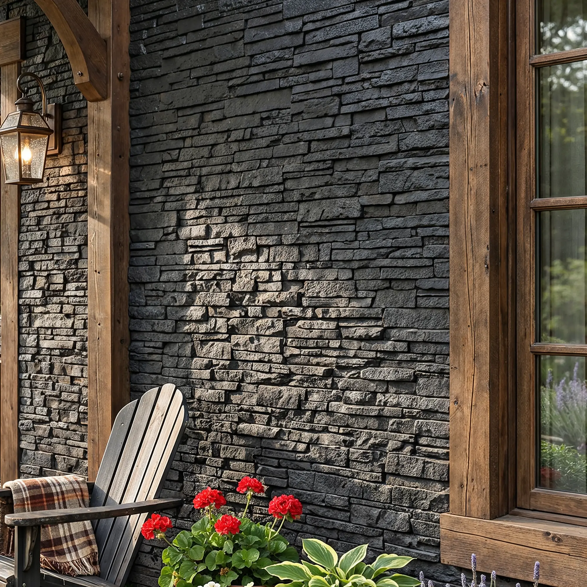 FUFU&GAGA Interlocking Faux Limestone Stone Veneer Panels, Lightweight Waterproof Decorative Stacked Stone Wall Panels, Easy Install Fireplace Surround & Exterior House Siding