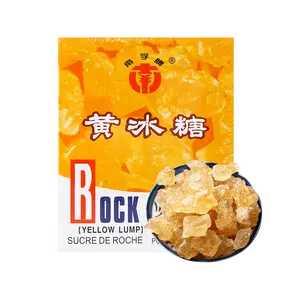 SOUTH WORD BRAND Yellow Rock Sugar 454g - Natural Sweetener for Tea and Cooking