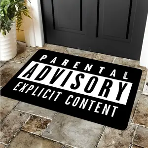 Hiphop Style Design Doormat, Trendy Entrance Rug, Non slip rug, Highly Absorbent Floor Mats, Anti-slip Quick drying Soft Carpets, Suitable for Multi-scenario, Indoor Outdoor Entrance Carpet Home Decor, Home Decorative Rugs, Waterproof Area Rugs