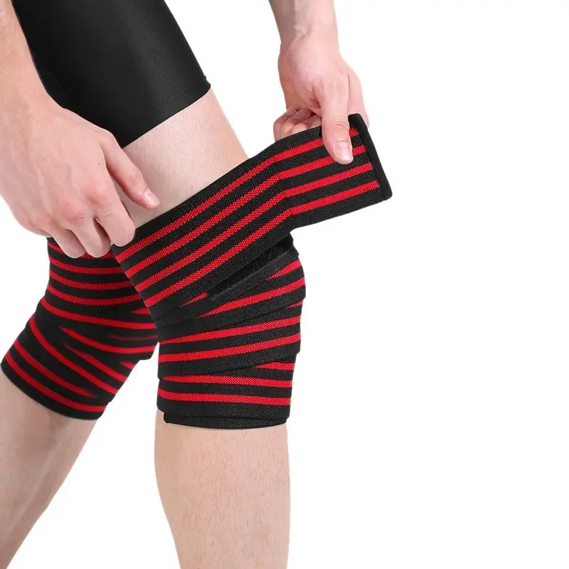 New Elastic Breathable Ankle Support Brace, Compression Knee/forearm/ankle Band, Sports Tape with Velcro, Weightlifting Deep Squat Strap, Sports Knee Sleeve, Knee Compression Wrap