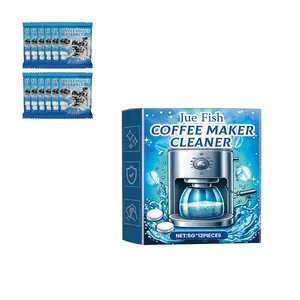 Coffee Machine Cleaner Tablets,Descaler & Grime Cleaning for Coffee Makers, Espresso Machines,Descale Drip Coffe and Espresso Machines,Household Cleaning Essential