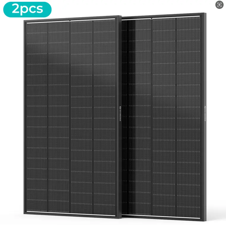 [Summerfinds] ECOBOSS 400W 12V Solar-Powered Solar Panels Set (2*200W) - N-Type 16BB 25.6% High Efficiency, IP68 Weatherproof, Long-Lasting Power, RV-Ready for Off-Grid Systems