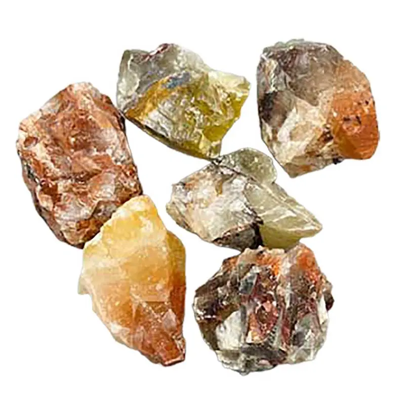 Red Brown Calcite Untumbled Stones 1 lb Grounding Raw