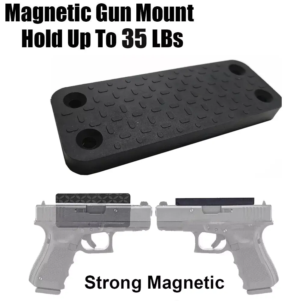 HUAPUDA Quick Draw Magnetic Holster Mount, 45lbs Strength Hunting Gear with a Magnetic Base for a Secure Fit in Vehicles, Trucks, Home & Wall
