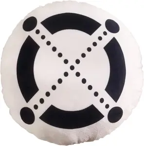 Elrond Pillow - Round Stuffed Plush Crypto Pillow by BlockCraft.Shop EGLD Plush Pillow