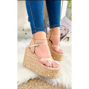 Plataforma Lovy | altura 12 cm, plataforma colombiana, hechas en yute natural y acetato, ultra-livianas.